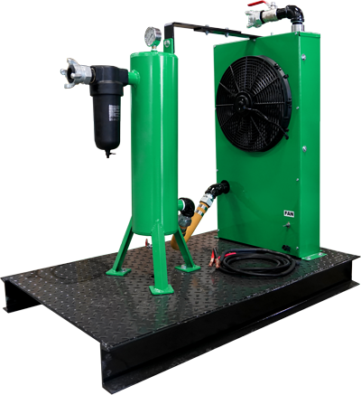 Dustless Blasting's ADCS-350 air drying and cooling system