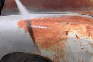 removing rust from 1949 car