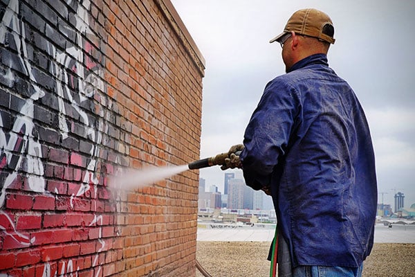 Case Study Graffiti Removal Dustless Blasting