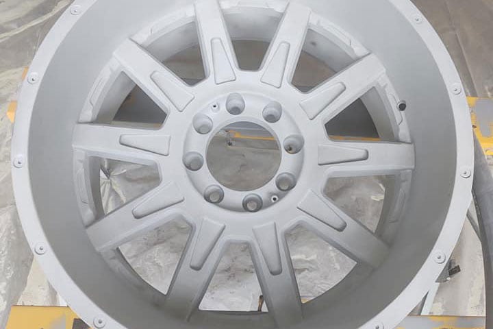 sandblasted wheel