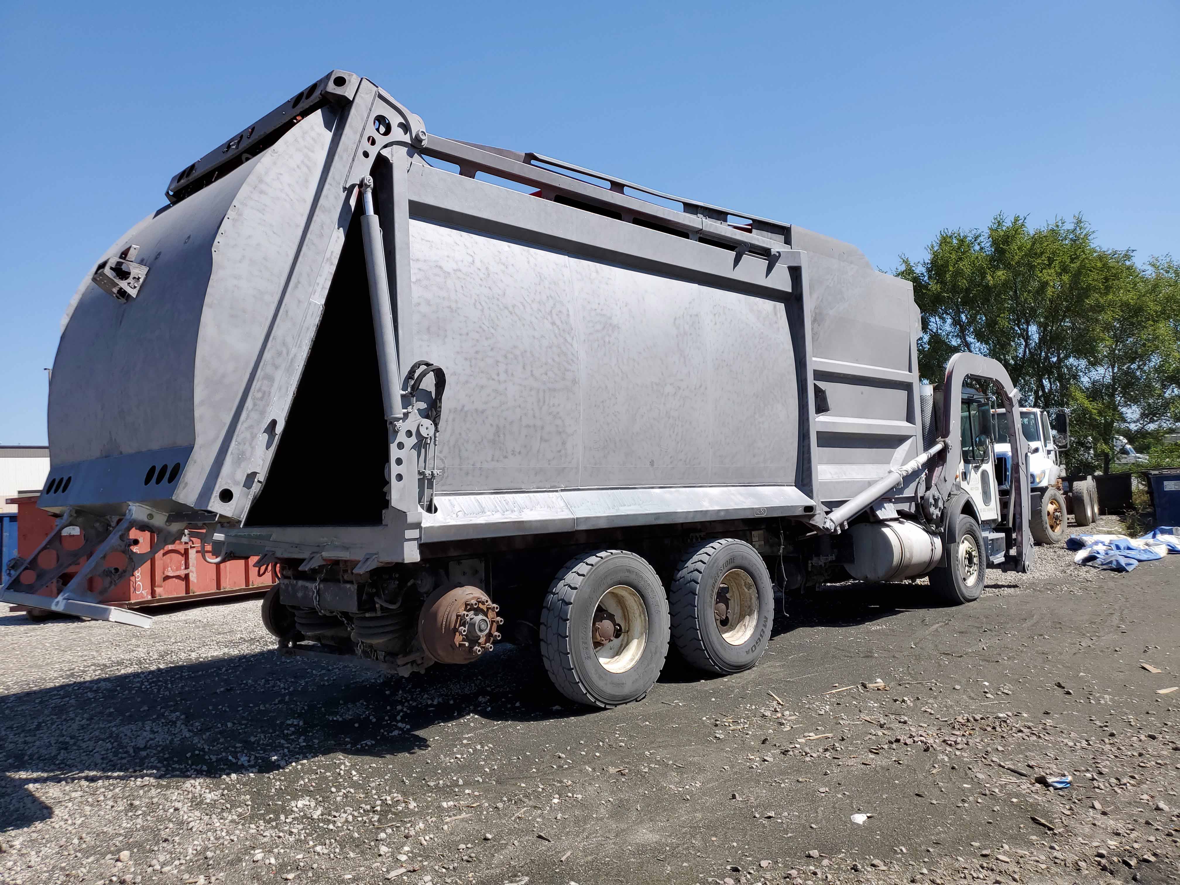 Garbage Truck Restoration with Dustless Blasting