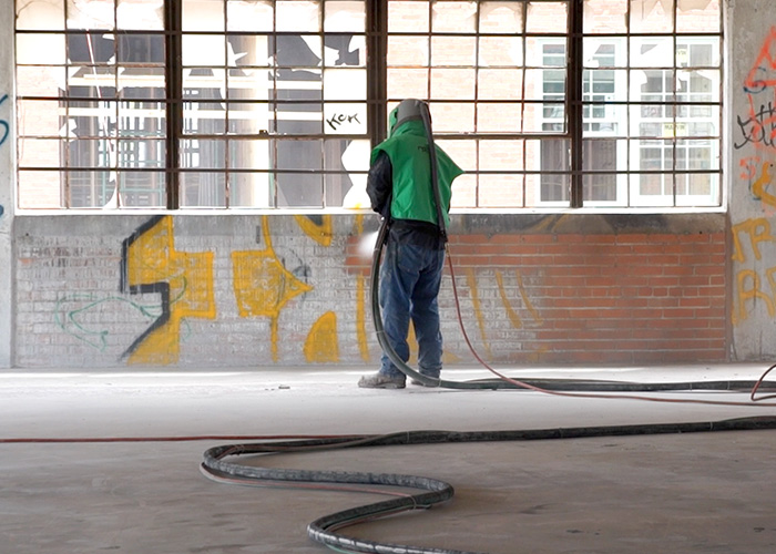 Graffiti Removal with Dustless Blasting