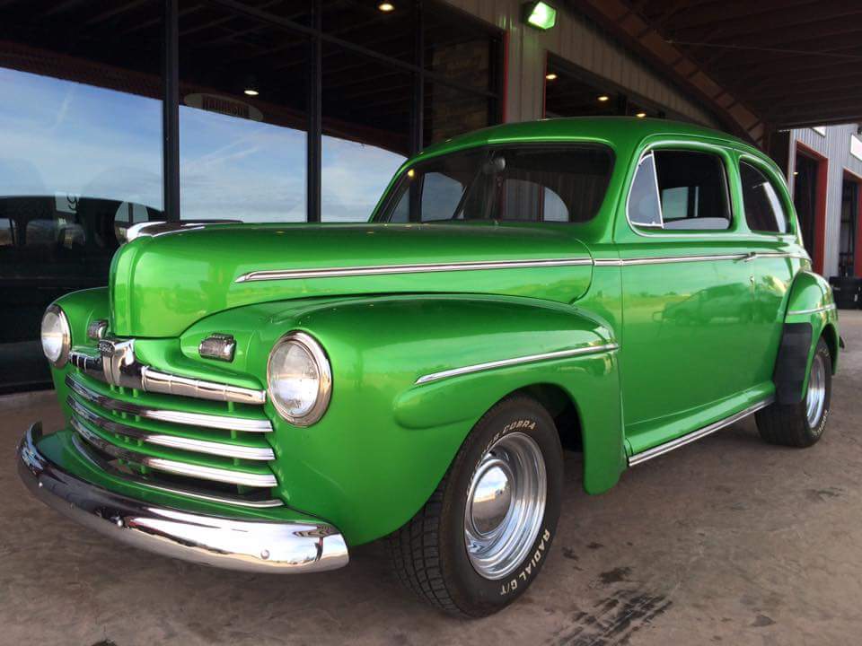 classic car restored with dustless blasting