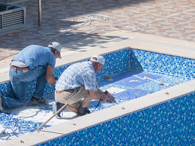 Pool Tile Resurfacing