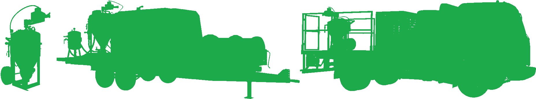 Product Lineup Solid Green Icons