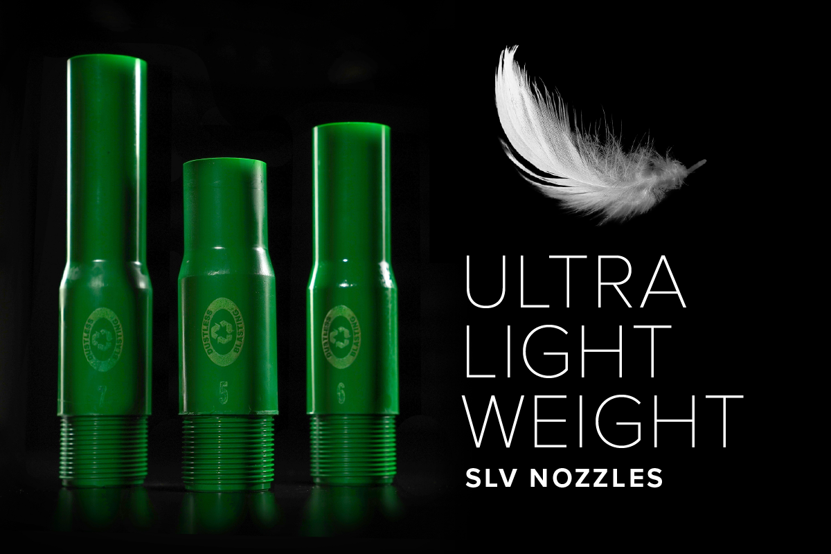 Ultra lightweight Sandblasting Nozzles 