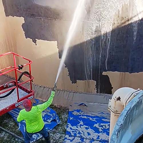 Case Study: Water Treatment Plant Coatings and Rust Removal