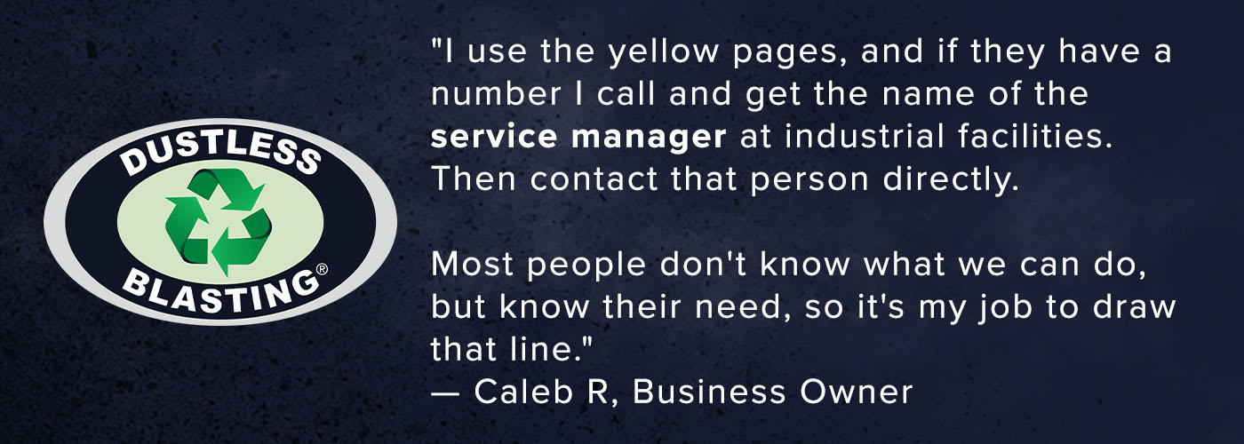 service manager - quote from business owner caleb r