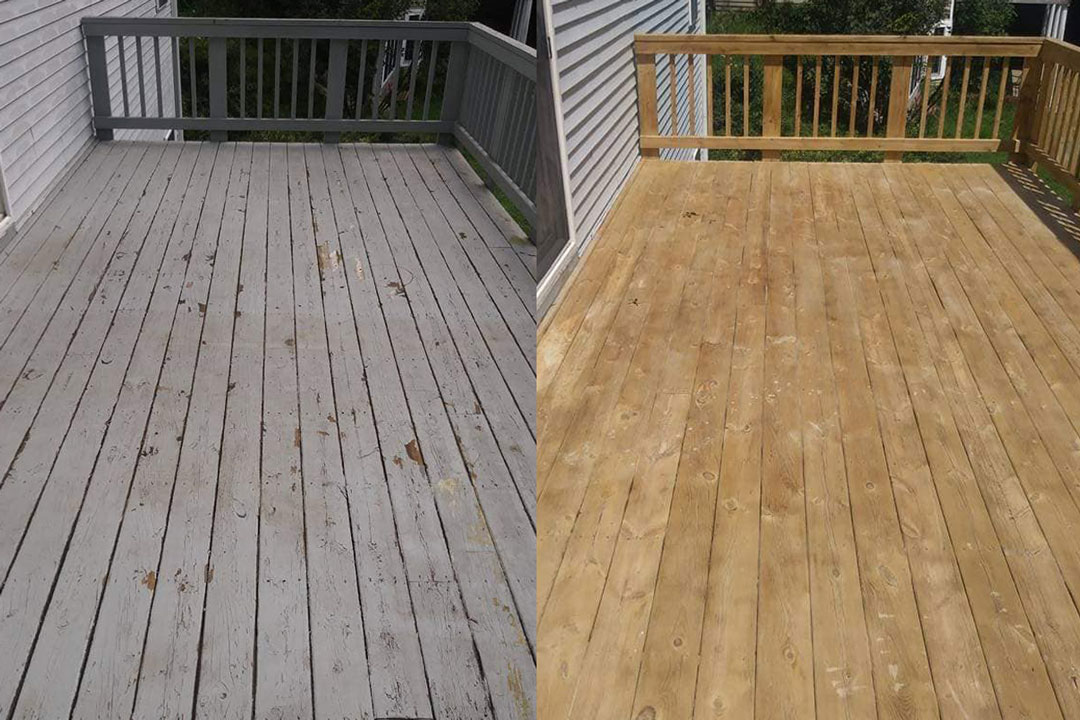 wooden deck restoration