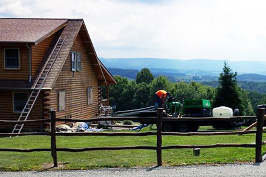 Dustless Blasting for Wood Restoration